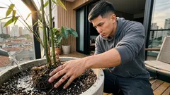 Plantio de bambu sem dor de cabeça: a escolha da espécie e o detalhe dos rizomas que muda tudo