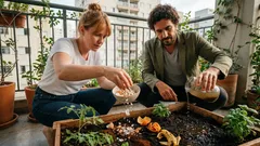 Como reaproveitar resíduos da cozinha na horta sem prejudicar suas plantas